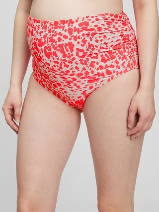Maternity Recycled Gathered Swim Bottom | Gap (US)