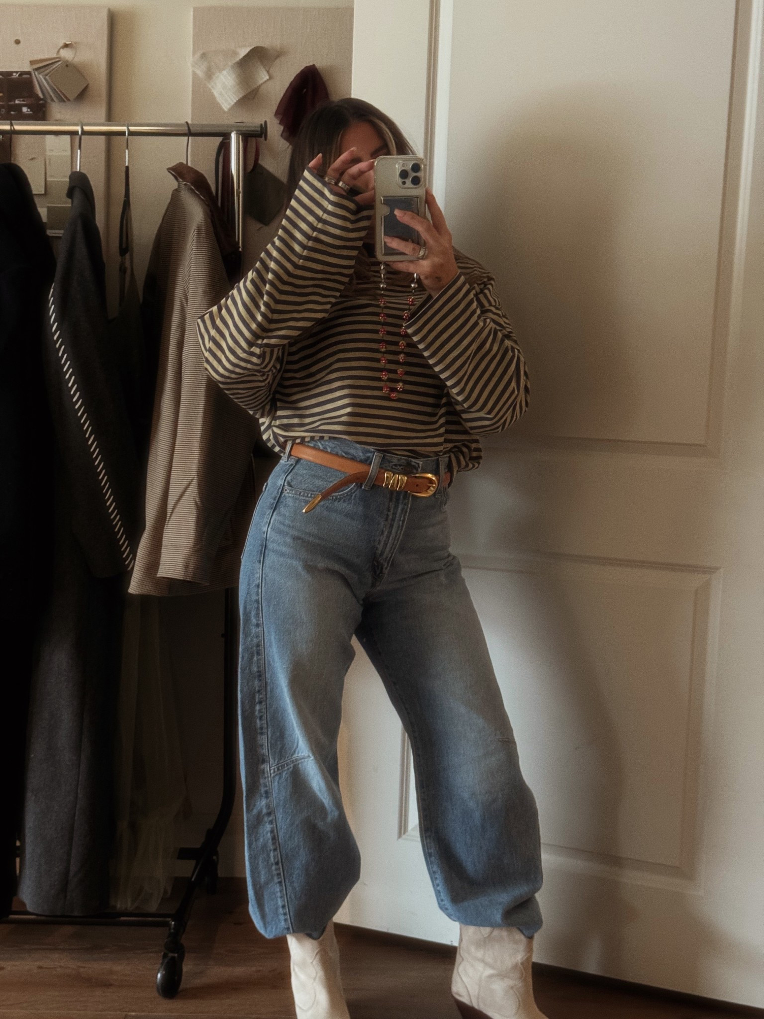 OOTD - my favorite jeans right now bought them in both colors linked 
True to size 
Medium in top 

#LTKmomlife #LTKootd #LTKGiftGuide