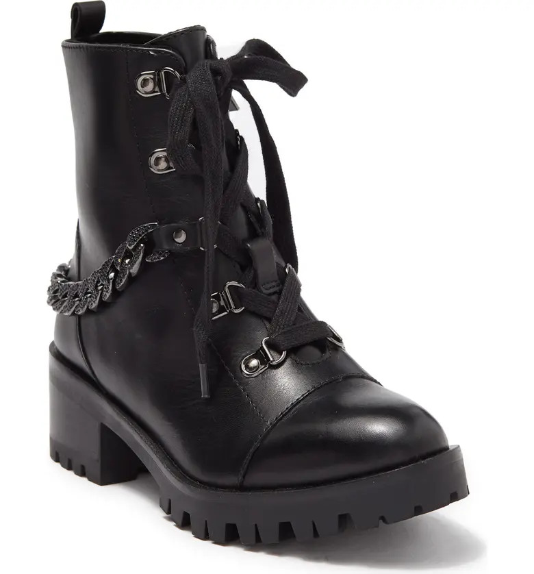 KARL LAGERFELD PARIS Patrice Combat Boot | Nordstromrack | Nordstrom Rack