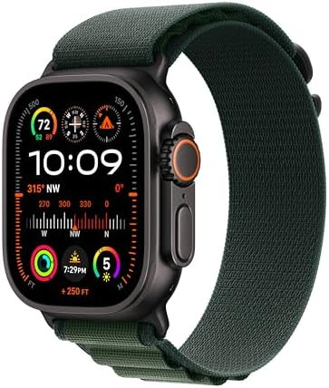 Apple Watch Ultra 2 [GPS + Cellular 49mm] Smartwatch, Sport Watch with Black Titanium Case with D... | Amazon (US)