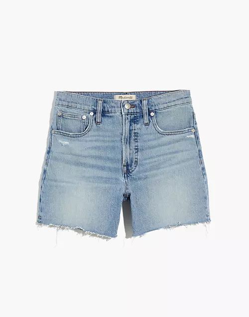 The Perfect Long Jean Short in Russett Wash | Madewell