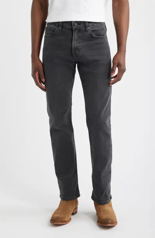 Tecovas Slim Straight Leg Jeans in Washed Black at Nordstrom, Size 34 X 32 | Nordstrom