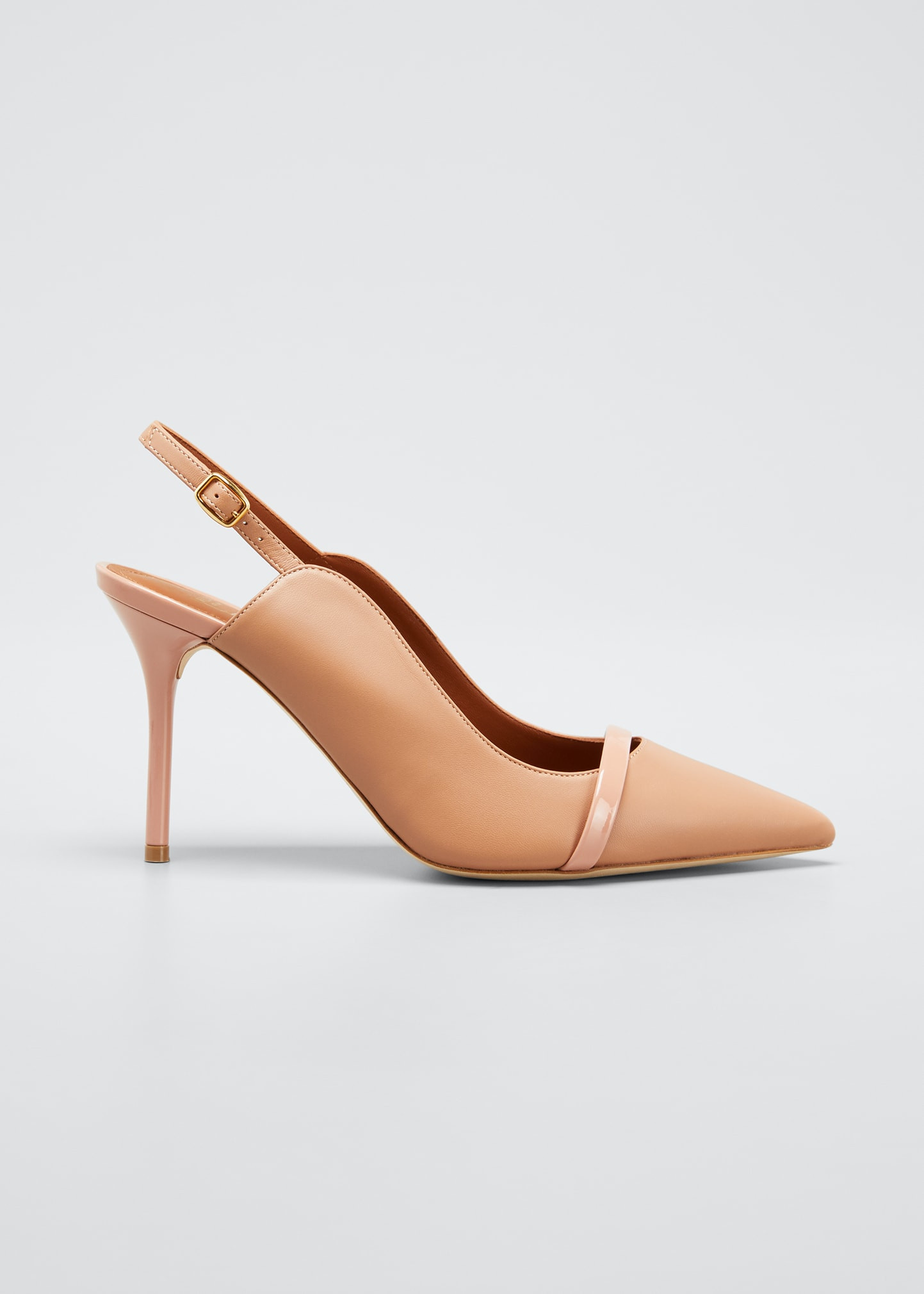 Marion 85mm Leather Slingback Pumps | Bergdorf Goodman