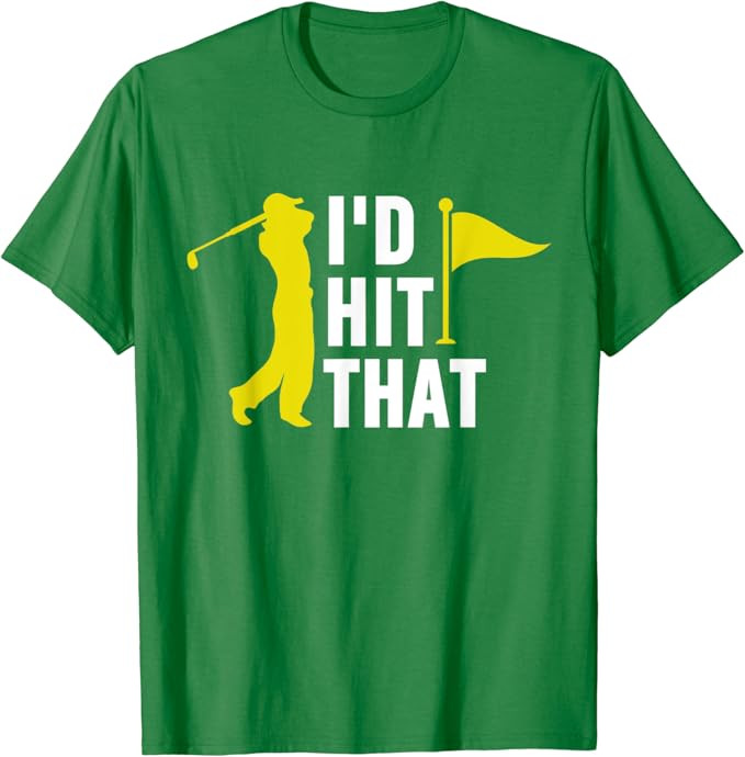 I'd Hit That Golf Shirt Master Edition, Funny Golf Apparel | Amazon (US)