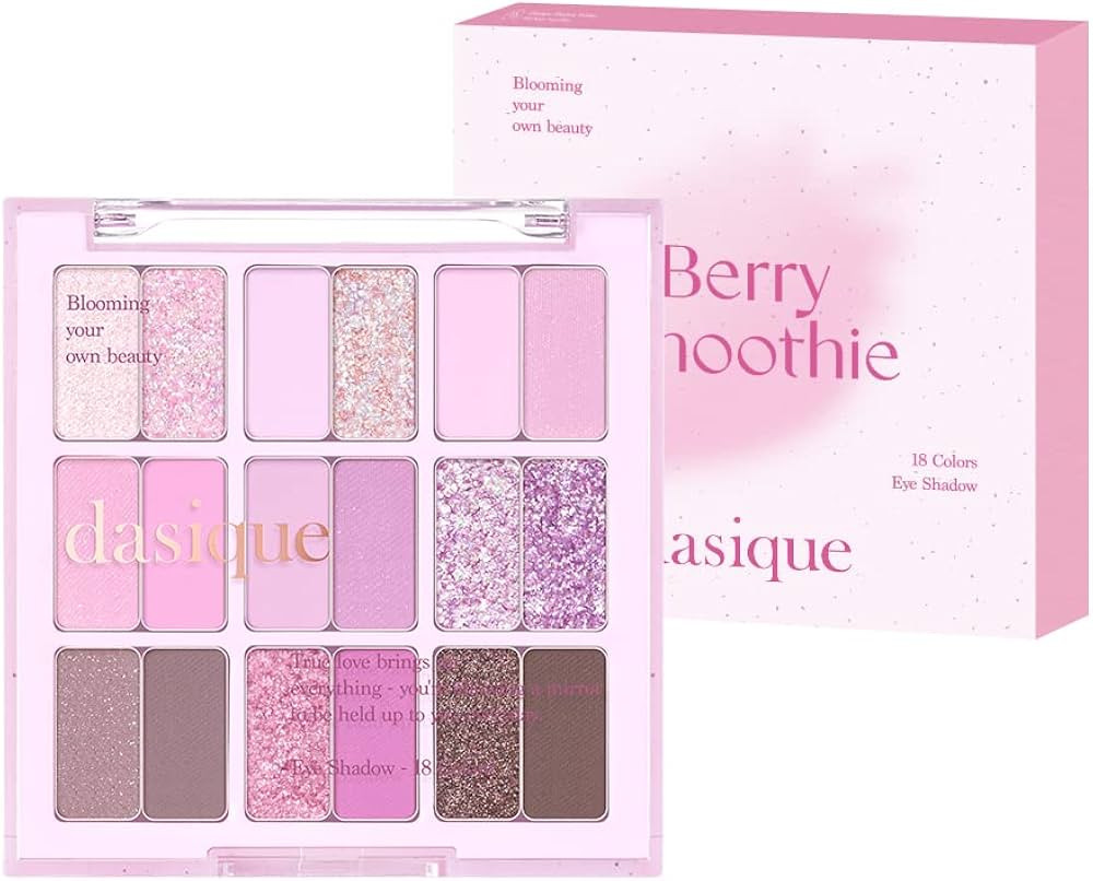 dasique Shadow Palette #18 Berry Smoothie 7g I 9 Blendable Shades in Smooth Matte and Shimmer Fin... | Amazon (US)