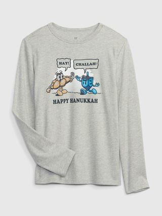 Kids 100% Organic Cotton Holiday Graphic T-Shirt | Gap (US)