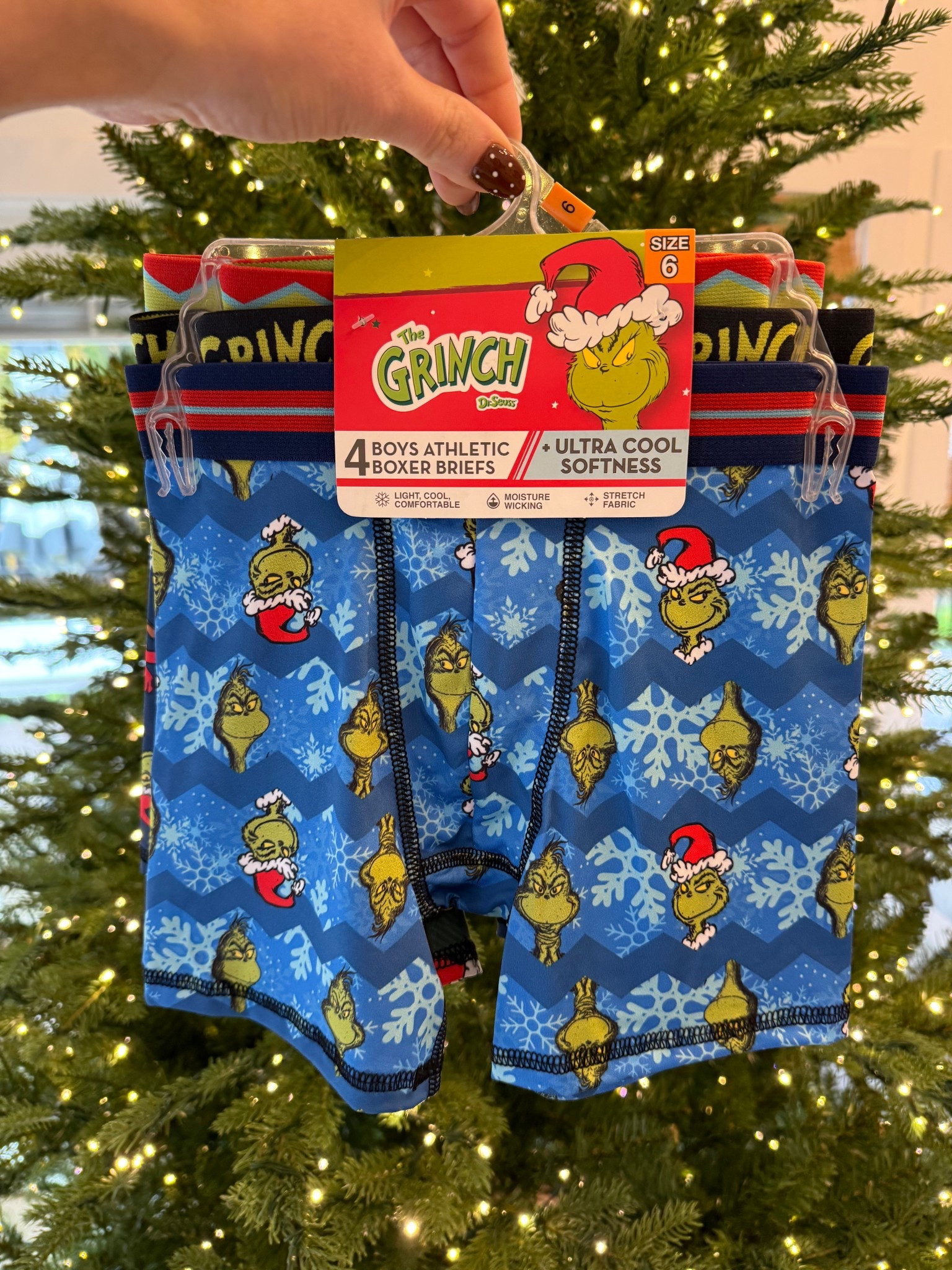 Ummmmm how cute are these Grinch boys athletic boxer briefs !!! 🎄
.
.
Holiday . Christmas . Grinch boxers . Holiday Christmas Kids Clothes 

#LTKHoliday #LTKGiftGuide #LTKKids