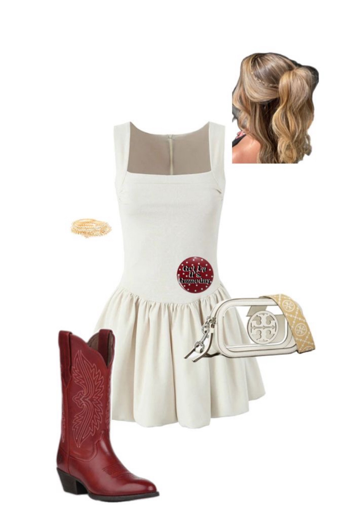 GAMEDAY OUTFIT INSPO. ALABAMA, ARKANSAS, GEORGIA, Texas a&m, Florida state, south carolina, RED AND WHITE. football game, denim dress, outfit inspo, trending outfit, trendy. DENIM OUTFIT. denim clothes. cowboy boots. cowgirl boots

#LTKU #LTKBacktoSchool #LTKSeasonal

#LTKU #LTKFallSale #LTKSeasonal

#LTKU #LTKBeauty #LTKFallSale