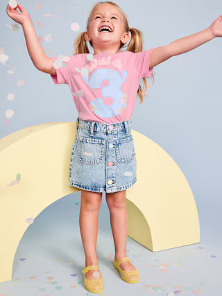 Birthday Graphic T-Shirt for Toddler Girls | Old Navy (US)