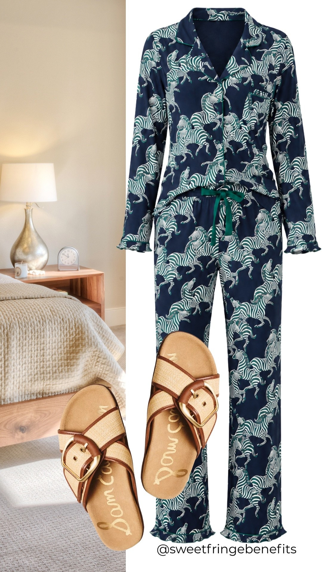Okay, how fun are these zebra pajamas? They’re playful without feeling too cutesy, and I’d happily wear them well past breakfast.