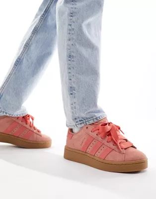 adidas Originals Campus 00s rubber sole sneakers in orange and pink | ASOS | ASOS (Global)