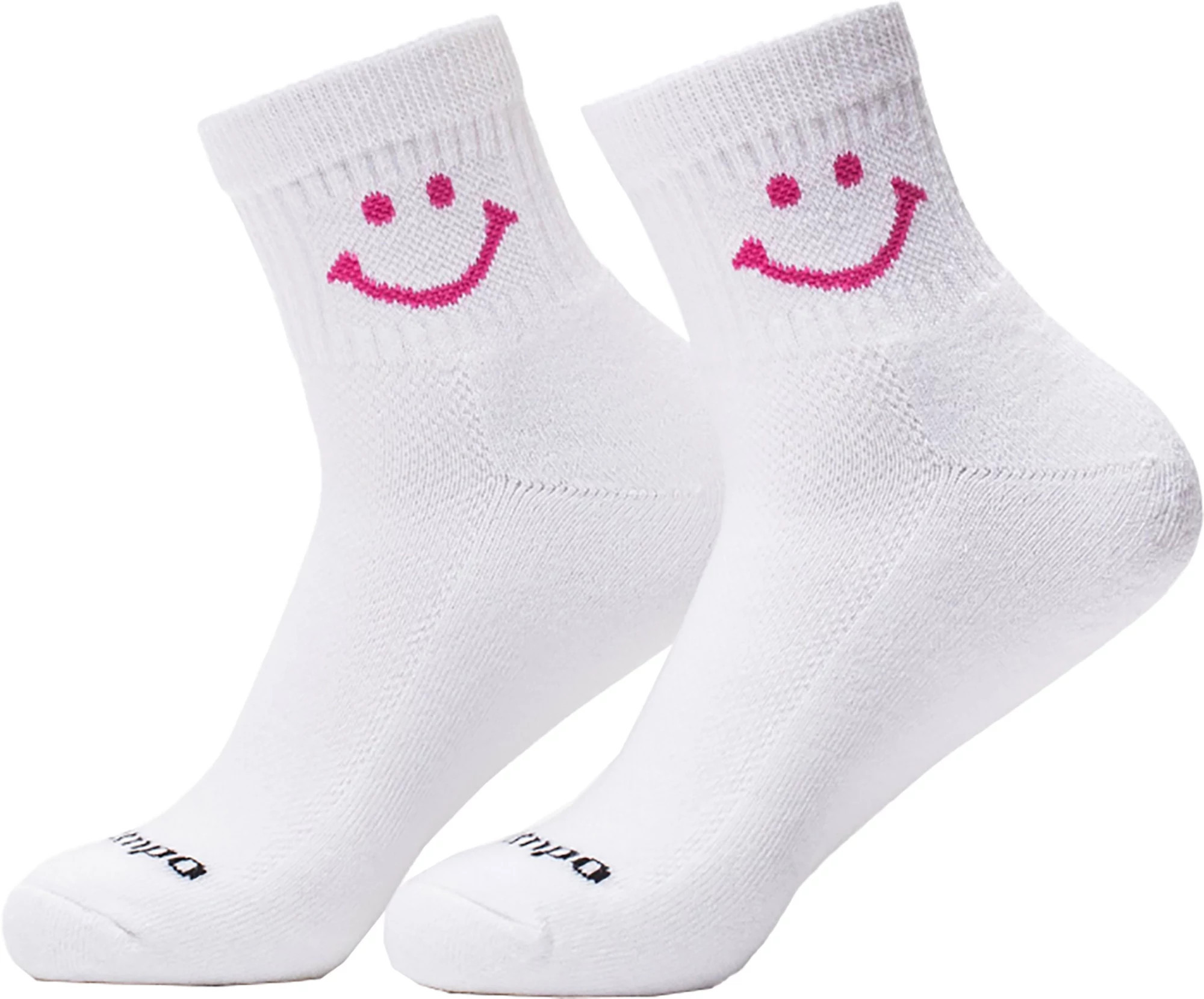 Del Campo Golf Men's Smiley Golf Sock, Small/Medium, White/Pink | DICK'S Sporting Goods