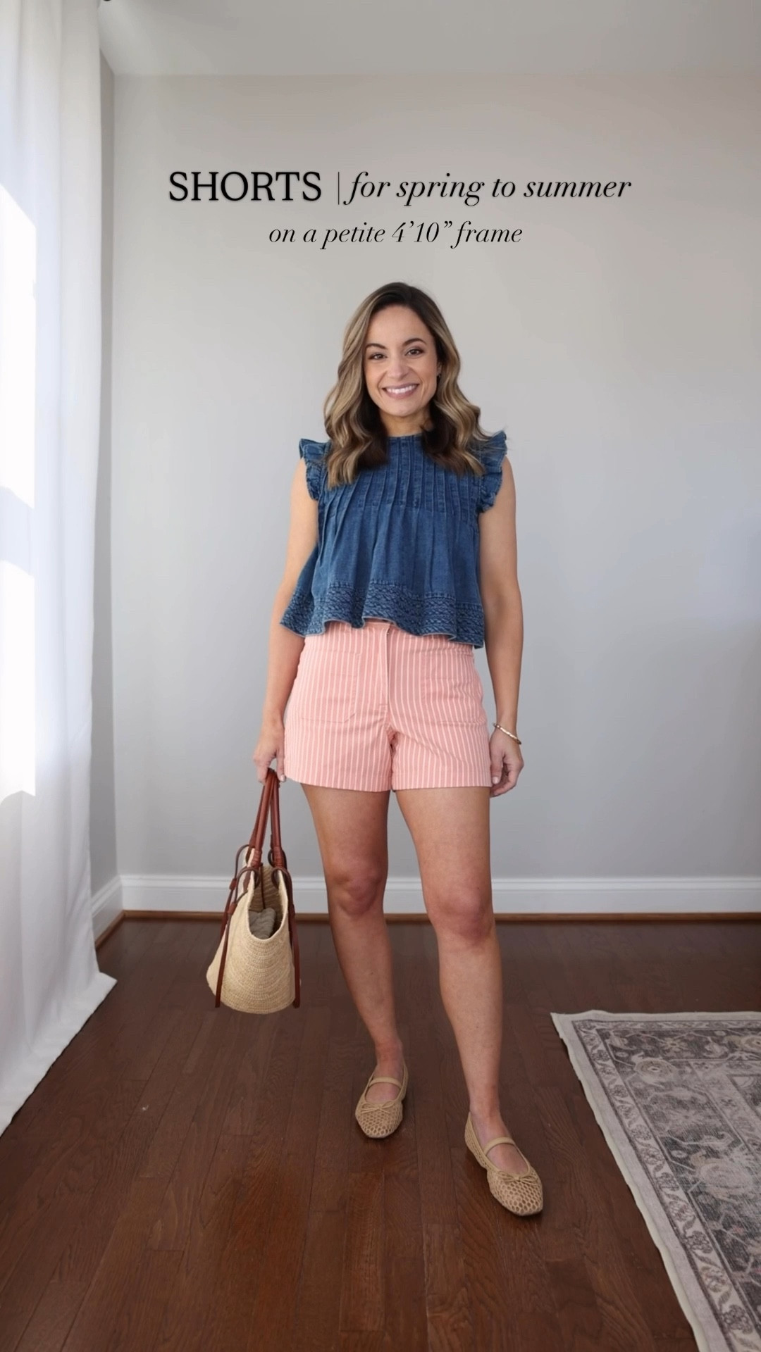 Five pairs of shorts I can’t wait to wear this summer. 

Aritzia Lodge Shorts: XS | 5" inseam
Cardigan (Old Navy): Petite XS

J.Crew Chino Shorts: 24 | 4" inseam 
Denim Top (Anthropologie): XXS

Abercrombie Dad Shorts: 25 in white and medium wash | 5" inseam 
Red Top (Abercrombie) XS
White Sweater Tank Top (Quince): XS

Abercrombie Cotton Shorts: XXS | 3" inseam
White Top (Abercrombie): XXS

Flats (J.Crew Factory) true to size
Sandals (Dolce Vita) true to size)

I’m 4’10”, and my bust, waist, and hip measurements are 32″, 24″, and 36″. My ankle inseam is 25". 

 

#LTKPetite