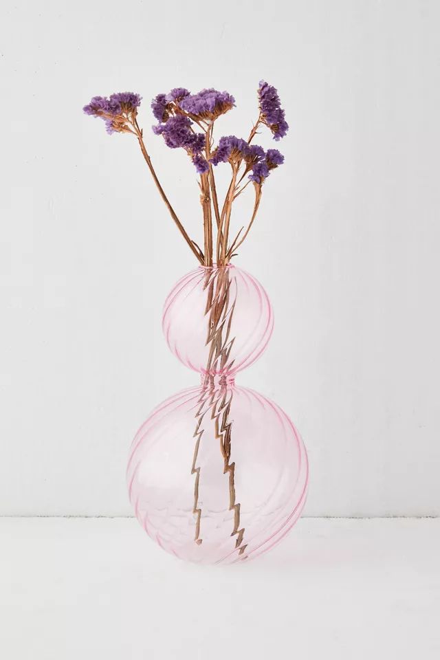 Twisted Glass Vase | Urban Outfitters (US and RoW)