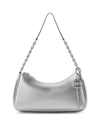 Nolita Medium Metallic Silver Leather Pouchette | Bloomingdale's (US)