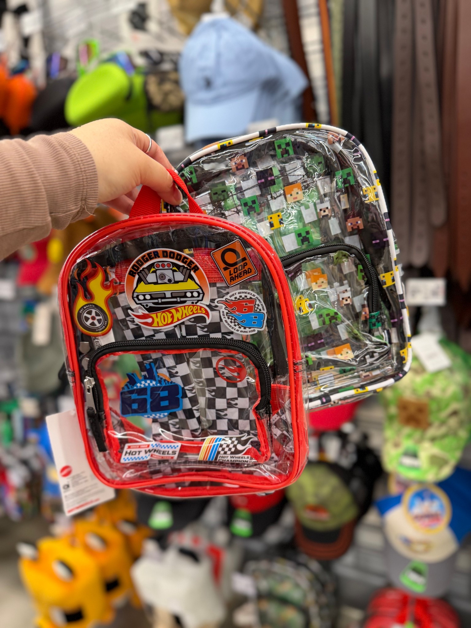 Walmart boys clear mini backpack, Minecraft and Hot Wheels!🤩👦🏻

Linking items here✨🔗

#LTKKids #LTKTravel #LTKmomlife
