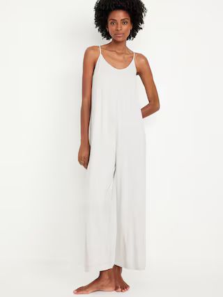 Knit Jersey Pajama Jumpsuit | Old Navy (US)