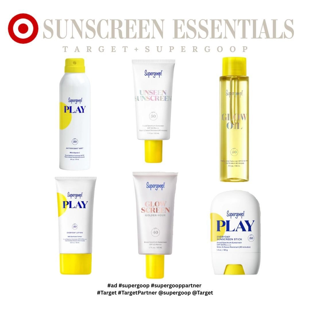 #Ad Sun protection, made easy. Supergoop! sunscreen is now available at Target …so you can toss it right into your cart or delivery order. With 40+ SPF protection, it fits seamlessly into everyday life. @Target #TargetPartner #Target @Supergoop #supergooppartner #supergoop @shop.ltk #liketkit


#LTKTravel #LTKSeasonal #LTKmomlife
