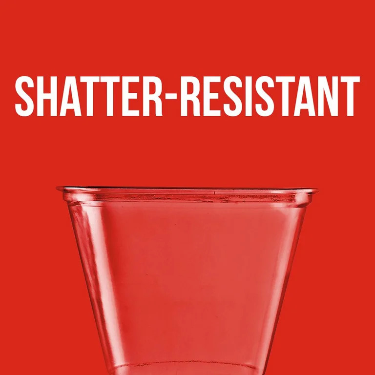 Solo Party Disposable Plastic Cups, Clear, 9 oz, 50 Count | Walmart (US)