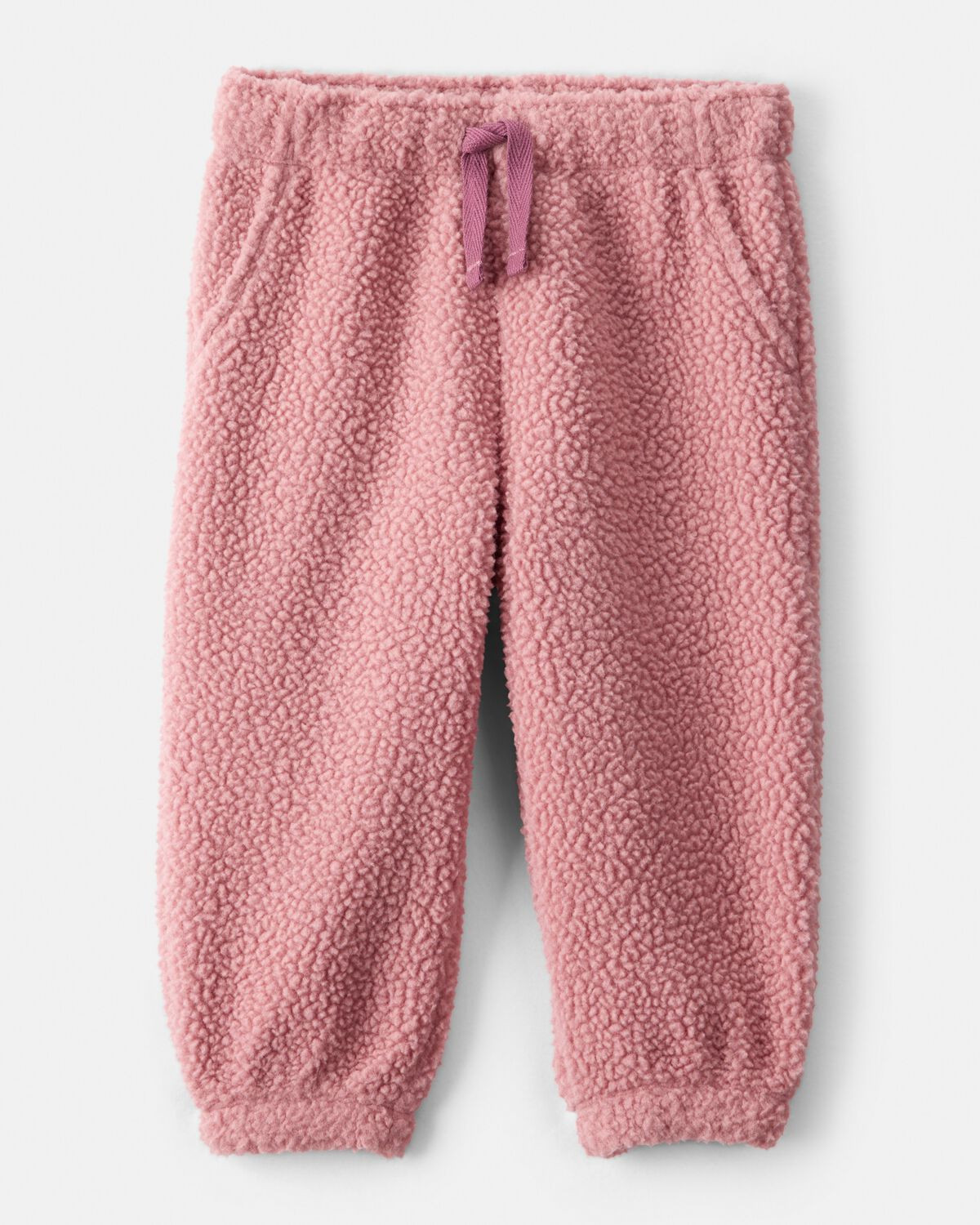 Baby Girl Cozy Jogger Pant - Pink | Carter's Inc