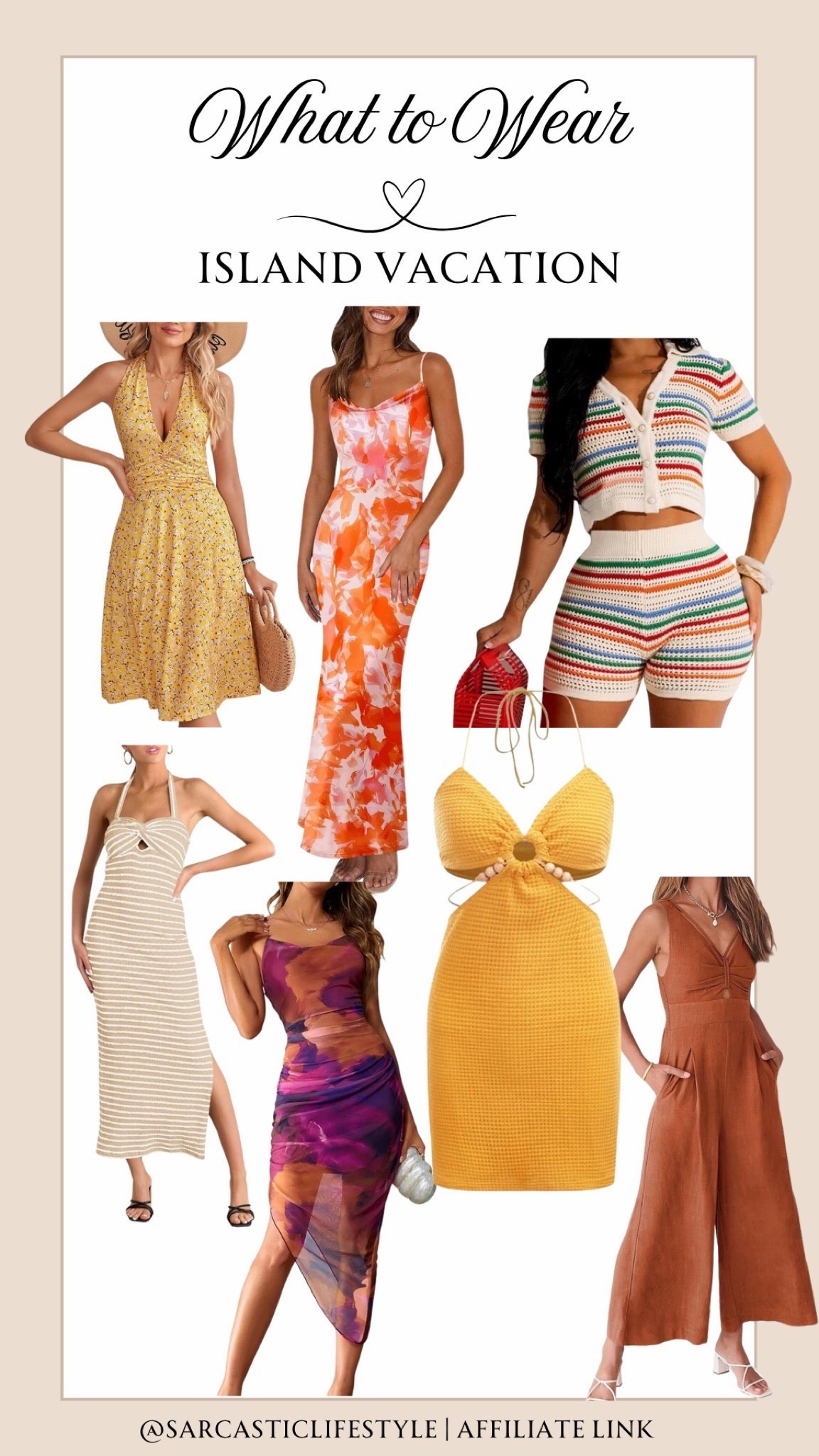 Resort wear on amazon.

Knit set. Dress. Jumpsuit. Yellow. Orange. Floral. Striped. Multicolor. Vacation. Spring break. Summer. 

#LTKootd #LTKSwim #LTKTravel