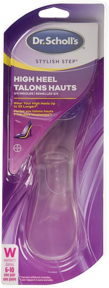 Dr. Scholl’s HIGH HEEL RELIEF Insoles. Clinically Proven to Prevent Pain in High Heels with Ult... | Amazon (CA)