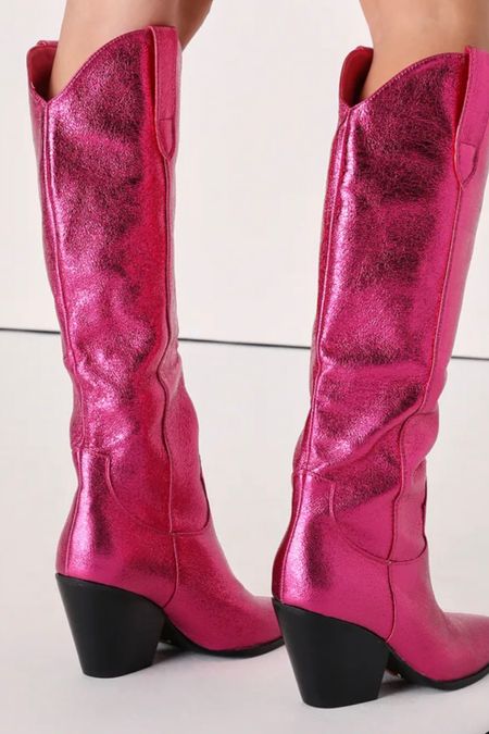 These hot pink cowboy boots are 🔥🔥🔥!

Festival outfit ideas, country concert outfit, bachelorette party outfit ideas, Austin outfit, Nashville outfit, metallic boots, music concert boots 

#LTKshoecrush #LTKFestival