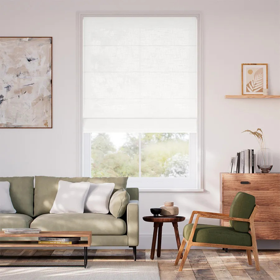 Custom-Fit Light Filtering Roman Shades | SelectBlinds.com | Select Blinds