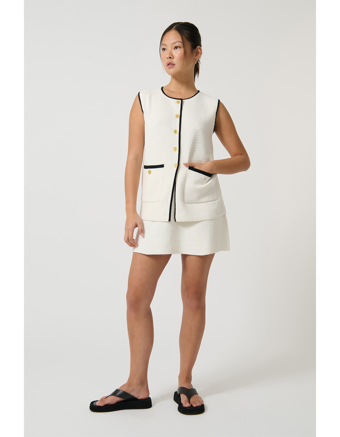 HELENA GILET - CONTRAST | David Jones (Australia & New Zealand)