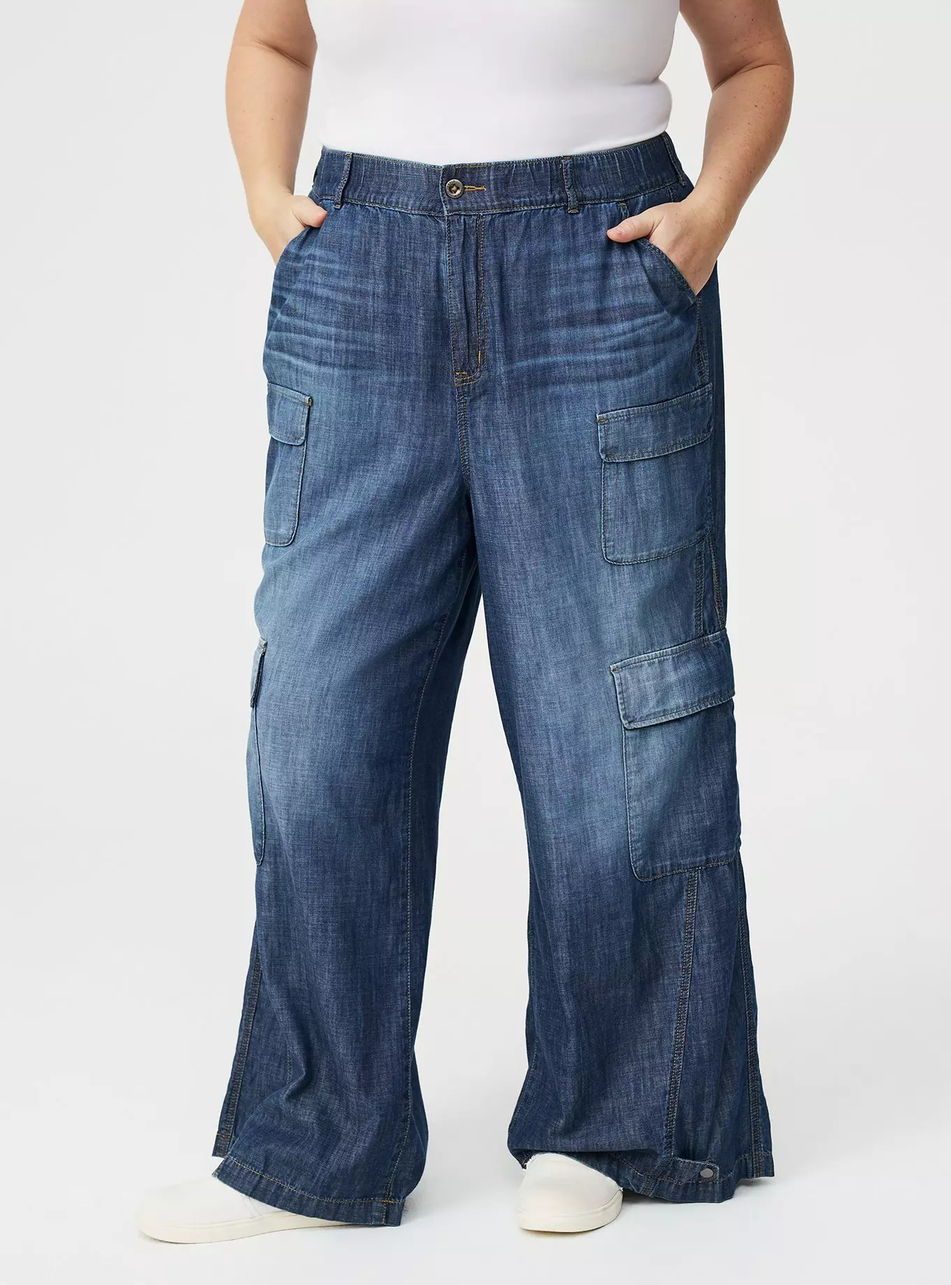 High-Rise Baggy Cargo Jean | Torrid (US & Canada)