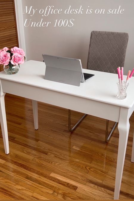 White home office desk on sale under 100$ 

#LTKSeasonal #LTKhome #LTKstyletip