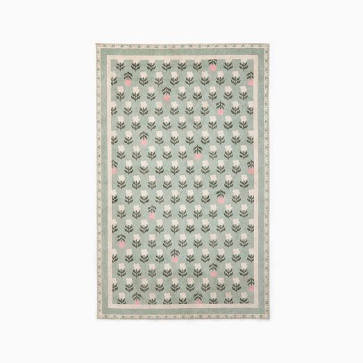Kids Washable Flower Garden Rug | West Elm (US)