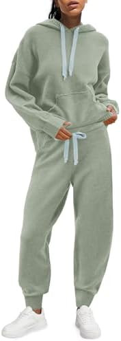 Panadila Womens Fuzzy Lounge Set 2 Piece Outifts Oversized Fleece Pajama Set Long Sleeve Hoodie a... | Amazon (US)