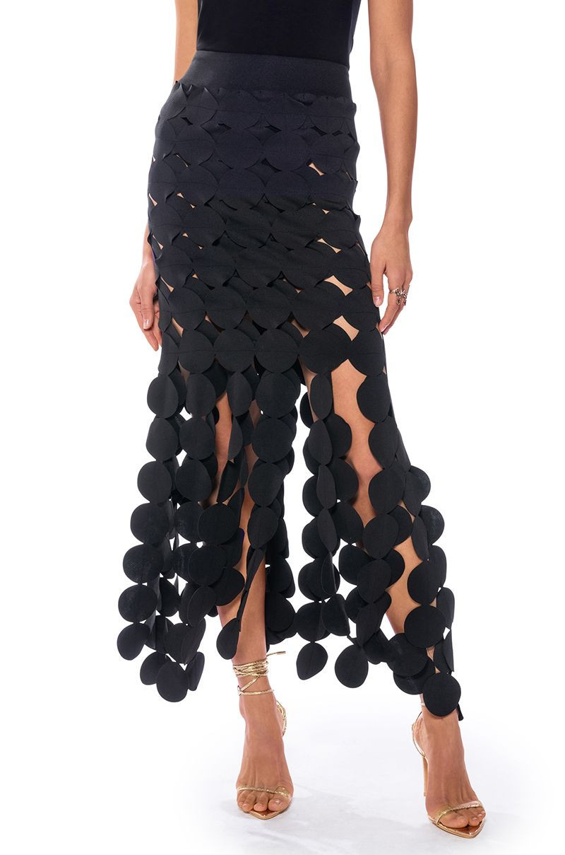LOOKING FOR ME CIRCLE CUTOUT MAXI SKIRT | AKIRA