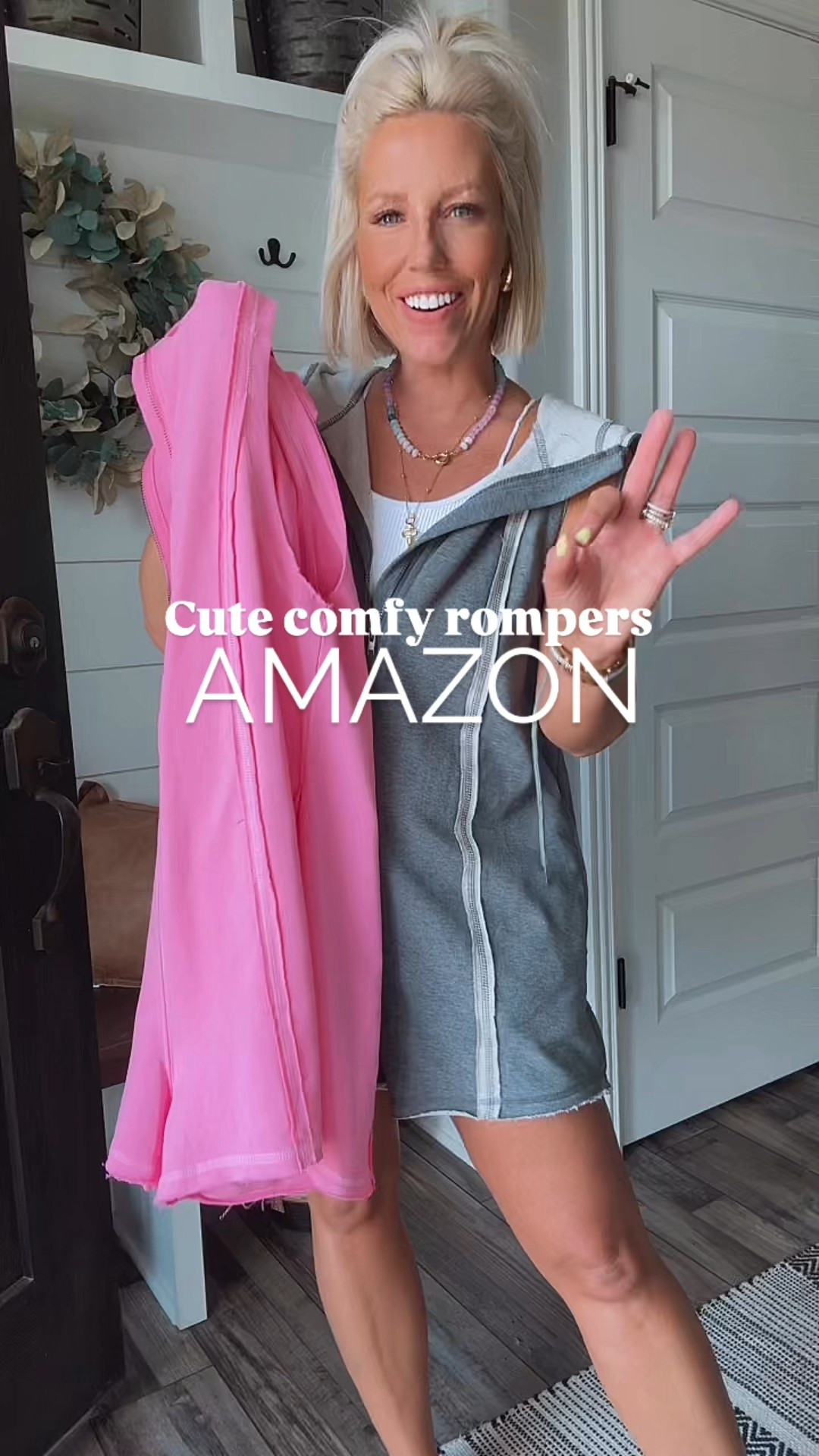 I love these comfy and cute rompers for summer!!! Perfect for a hot day or after the pool!!!
⬇️⬇️⬇️
Rompers size small
Tanks size small
Flip flops run small - size up

#LTKSummerEdit 

#LTKStyleTip #LTKSwim
