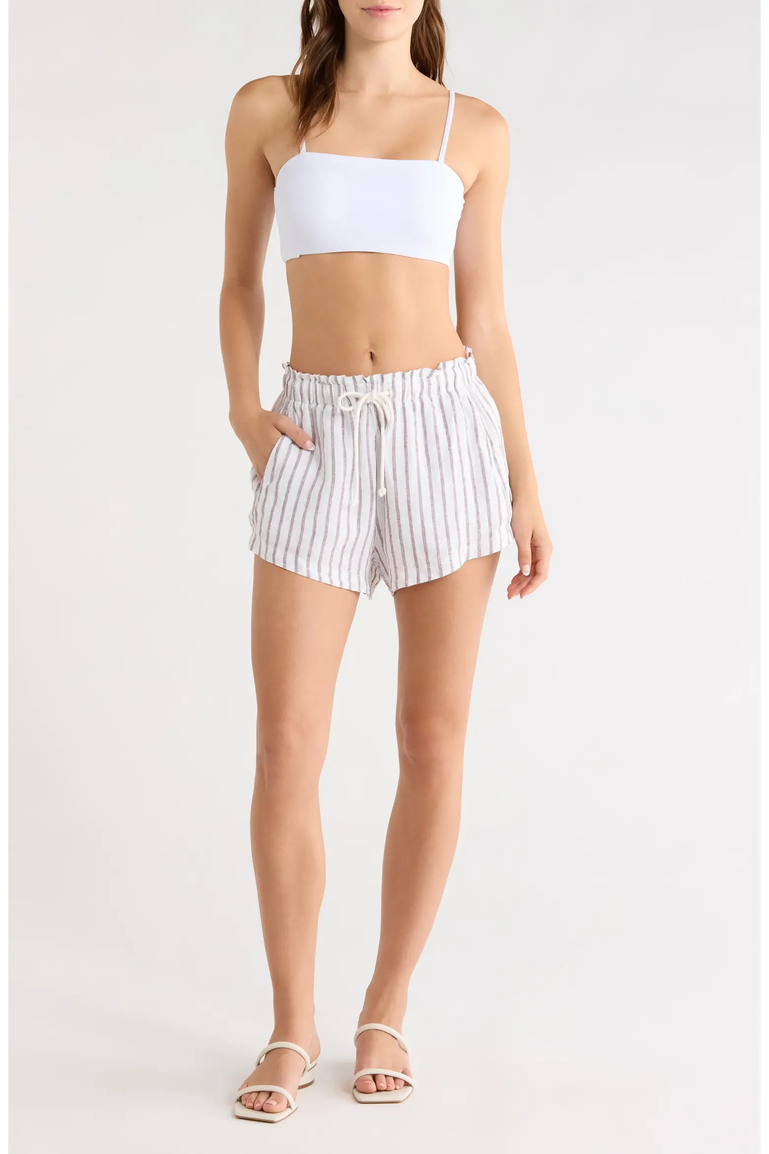 Getaway Linen Cover-Up Shorts (Women) | Nordstrom | Nordstrom