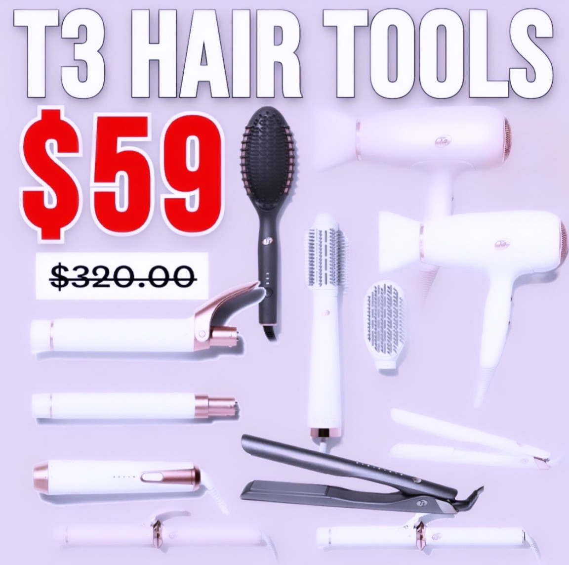 T3 hair tools on sale for $59!

#LTKbeauty #LTKsalealert #LTKfindsunder100