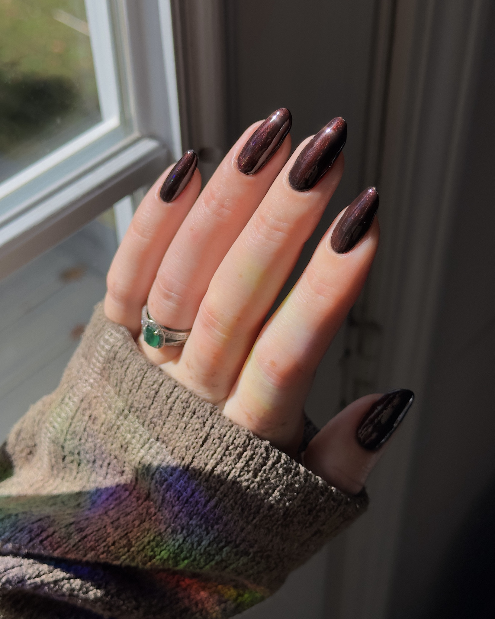 red glass nails or something like that ✨🚫💅🏻 it’s a black base polish, a layer of a magnetic silver, then a red jelly, and lastly a black jelly #nails #nailpolish

#LTKStyleTip #LTKGiftGuide #LTKBeauty