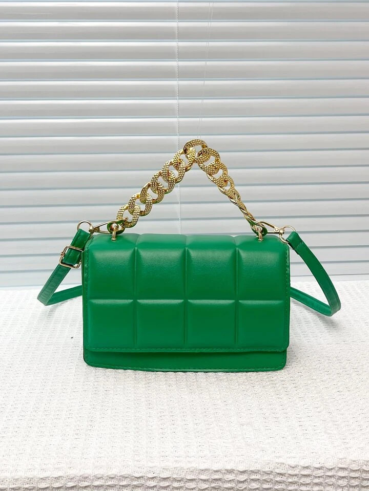 Quadratische Tasche mit Klappe | SHEIN