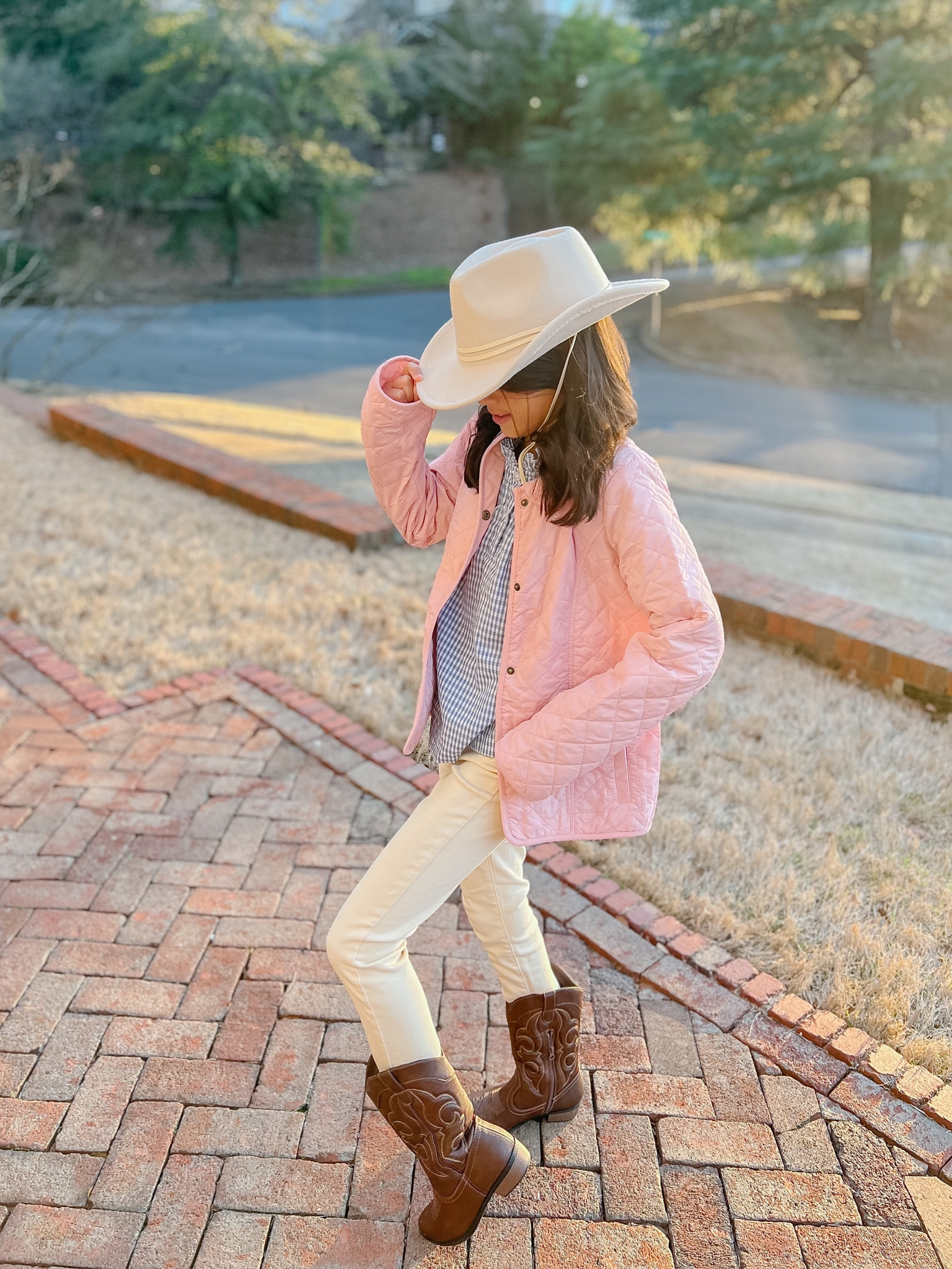 Cowgirls and farmers for father daughter 💕 western, but make it cute!  ** I know her shirt is limited with sizing, so I linked some gingham pajamas from Amazon that could double as a top or even dress!! Would be so cute! 

#LTKkids #LTKshoecrush #LTKFestival
