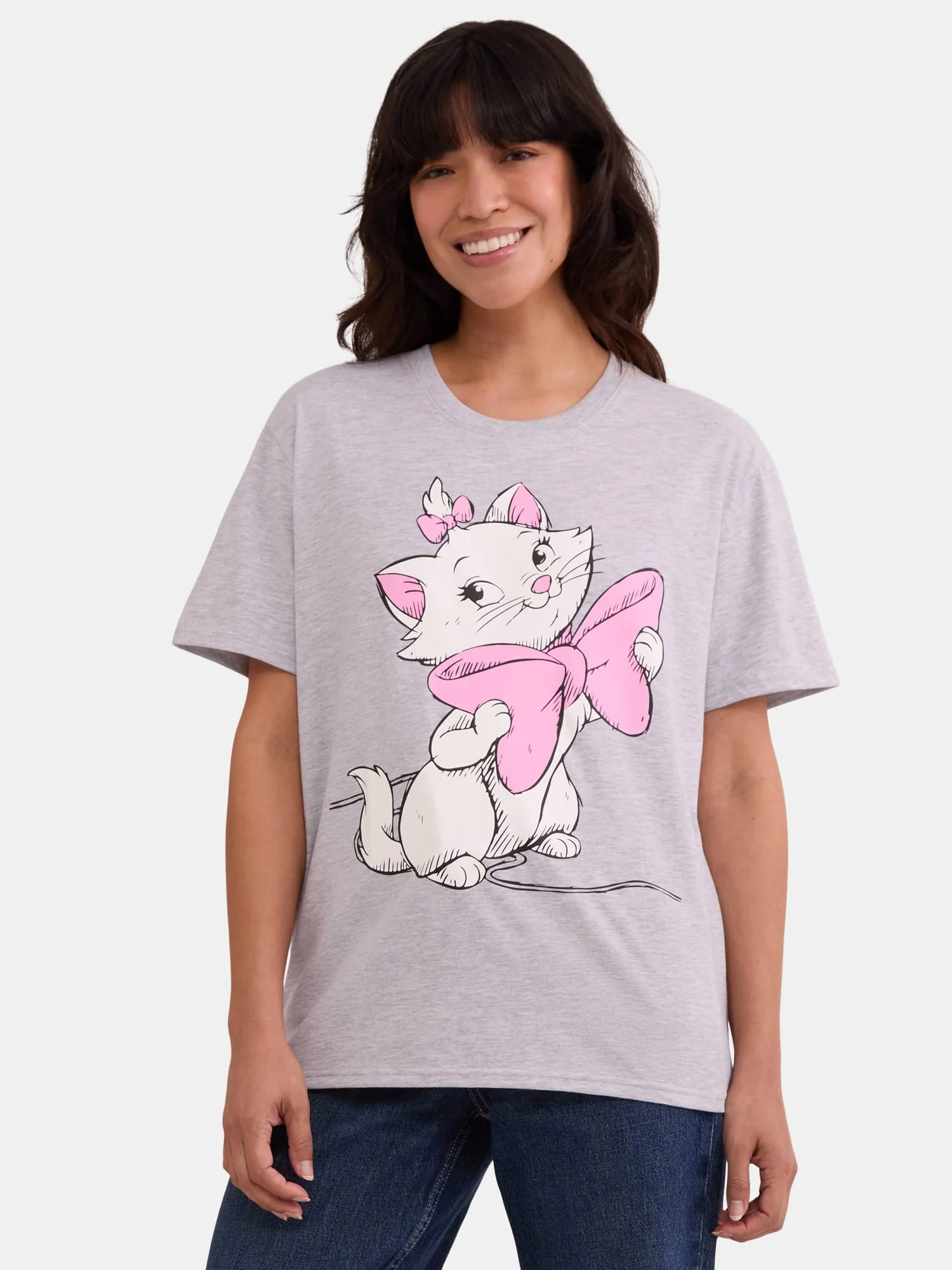 Aristocats Women's Graphic Tee with Short Sleeves, Sizes XXS-XXL | Walmart (US)