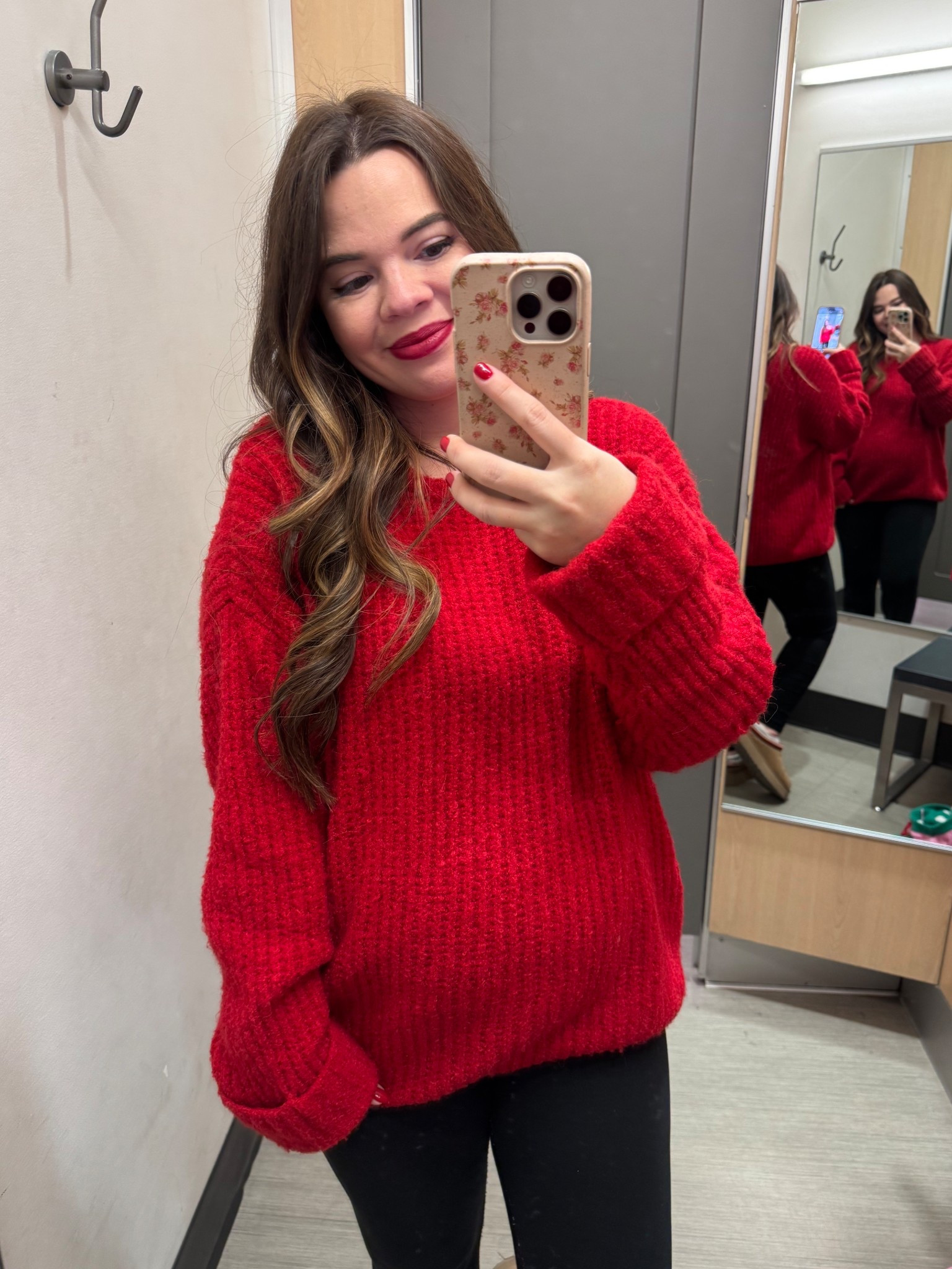 Perfect cozy Christmas sweater! Wearing size XXL. 27 weeks pregnant, 5’3”. 

#LTKBump #LTKHoliday #LTKGiftGuide