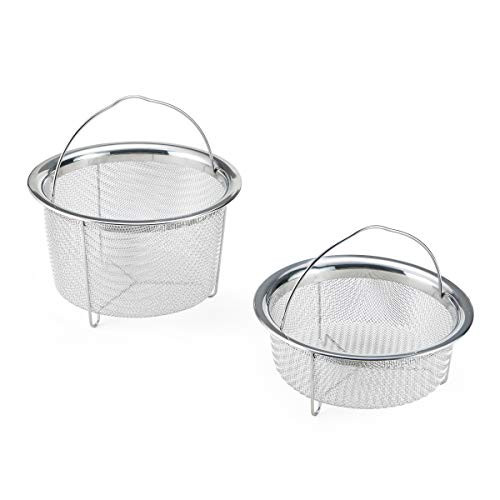Instant Pot Official Mesh Steamer Basket, Set of 2, Stainless Steel | Amazon (US)