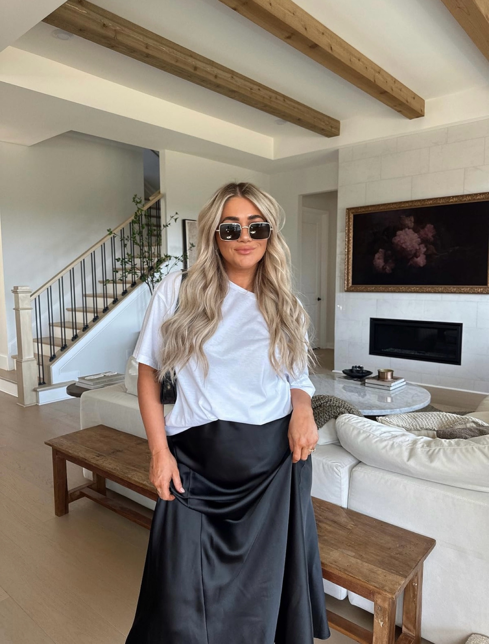 Amazon prime day sale🖤 I am in a medium tee and large skirt #sale #amazon #primesale 

#LTKSaleAlert #LTKxPrimeDay #LTKMidsize