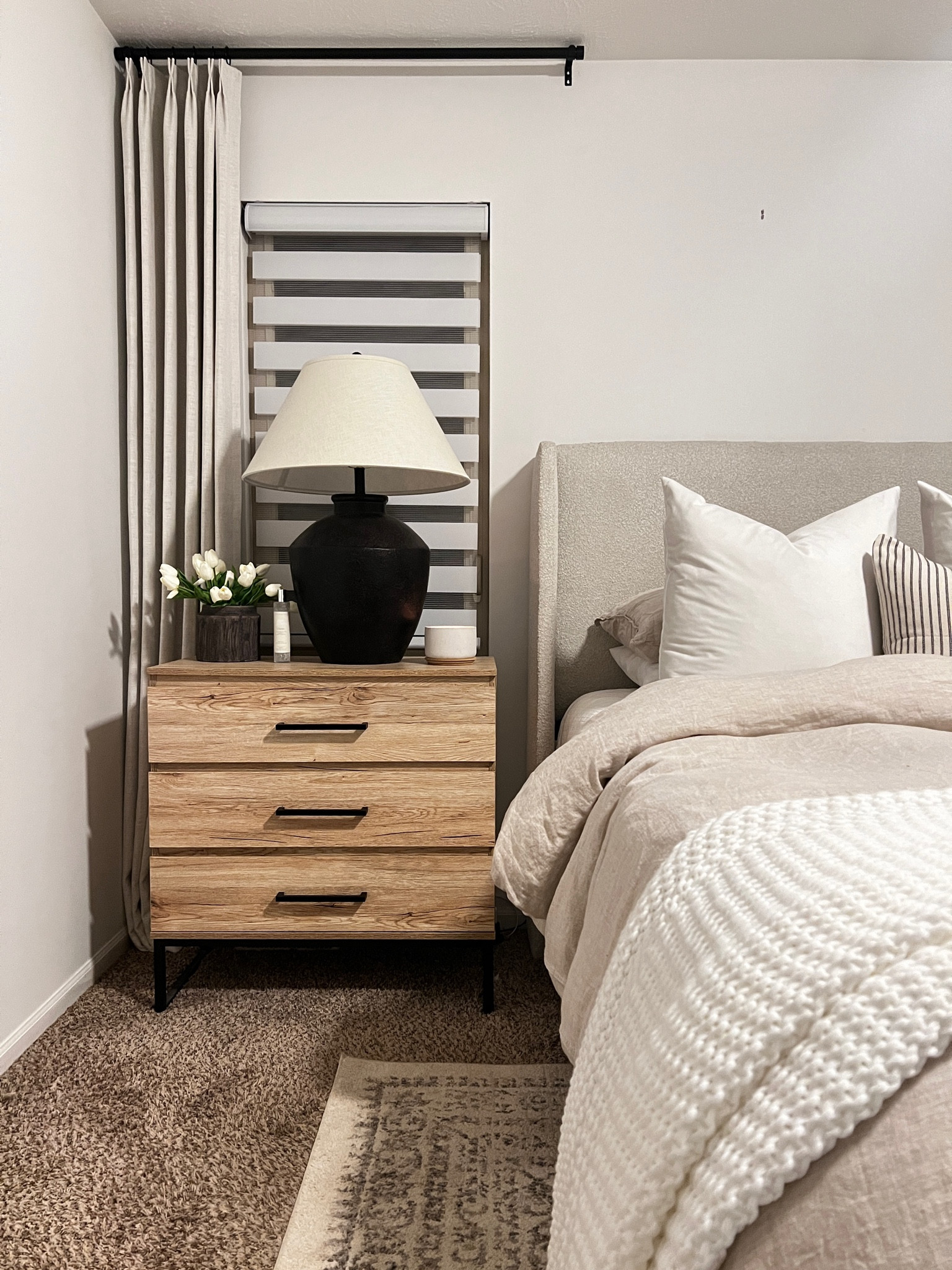 Master bedroom 

#drapes #zebrashades #cozybedroom

#LTKStyleTip #LTKFamily #LTKHome