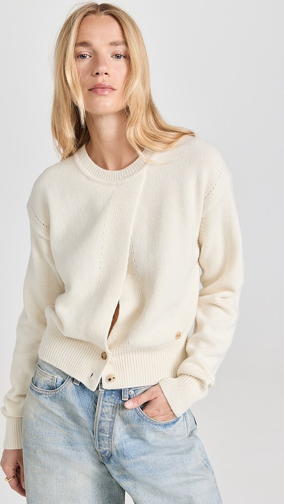 RECTO Front Open Detail Wool Knit Sweater | Shopbop | Shopbop