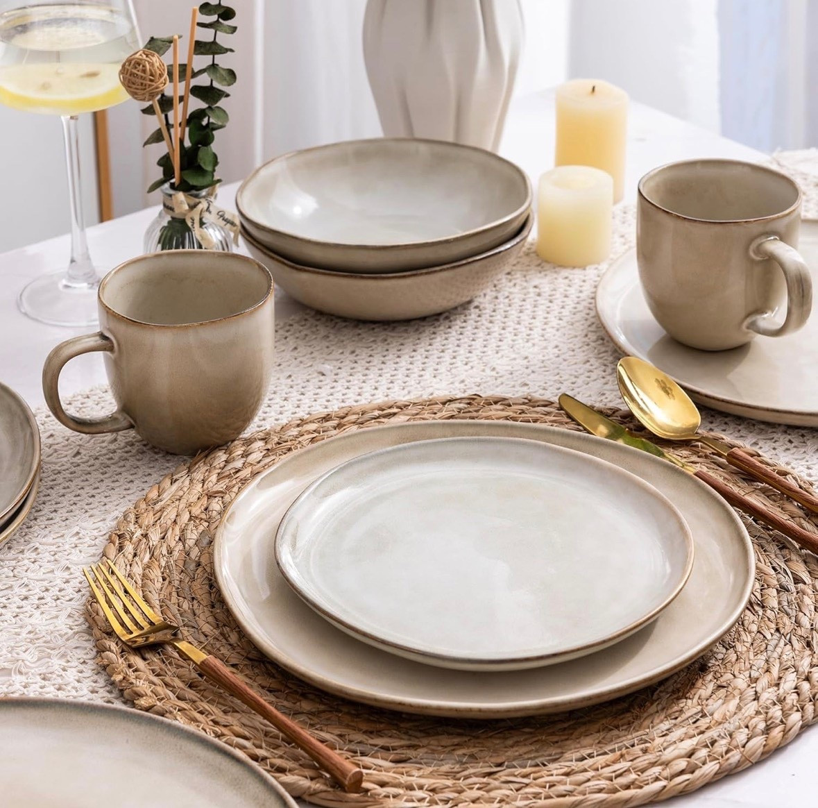 I love this dinnerware set! Perfect for a spring refresh after the holidays! Such a high end handmade look at a great price! 
 #homedecor #dinnerware #designerlook 

#LTKSeasonal #LTKHome