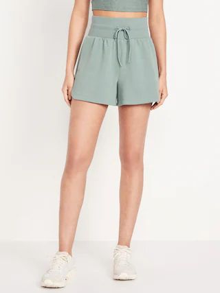 Extra High-Waisted Dynamic Fleece Shorts -- 3.5-inch inseam | Old Navy (CA)