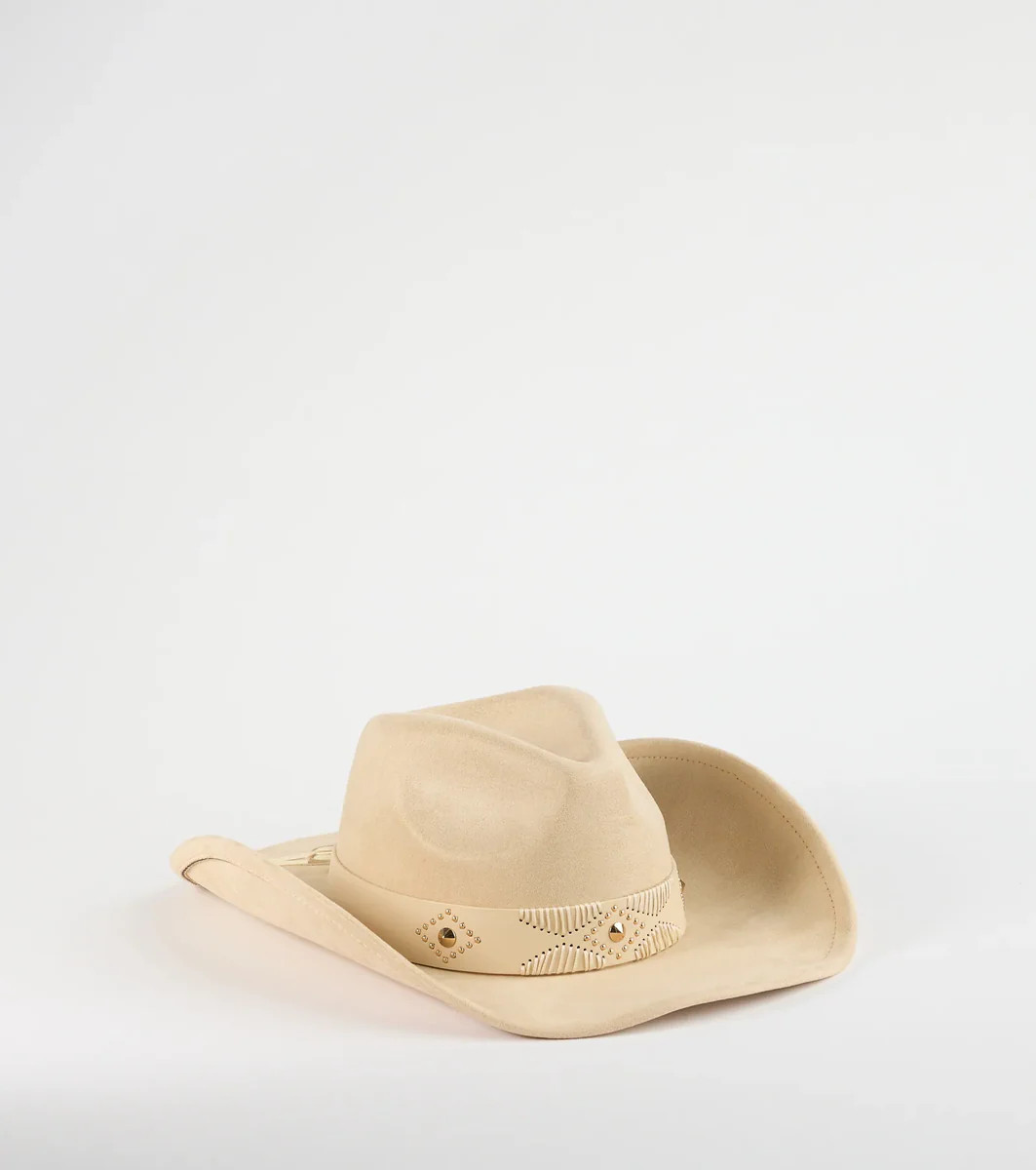 Western Adventure Faux Suede Cowboy Hat | Windsor Stores