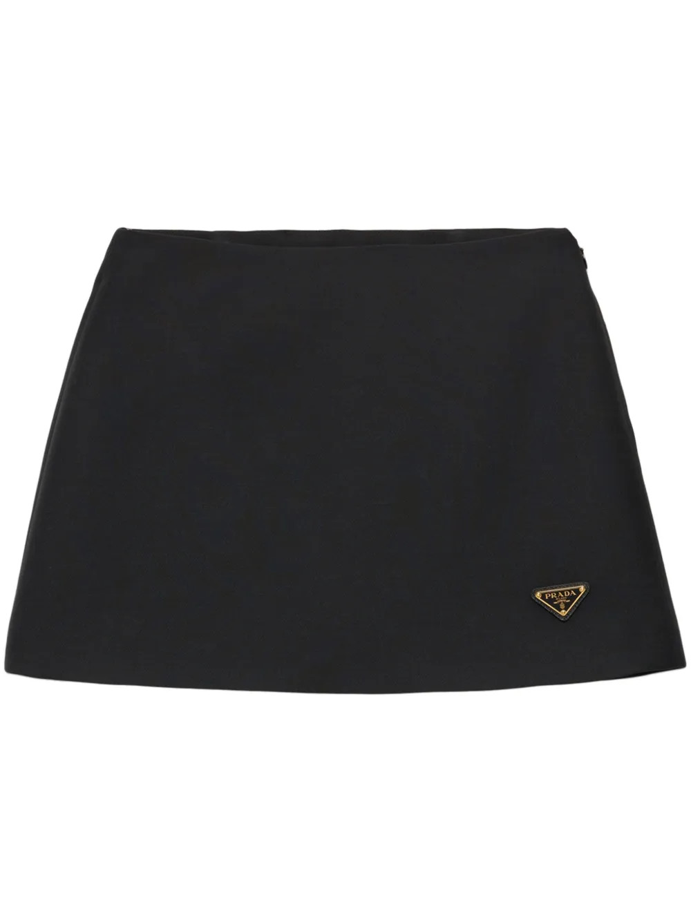 Prada Tricotine Miniskirt | Black | FARFETCH | Farfetch Global
